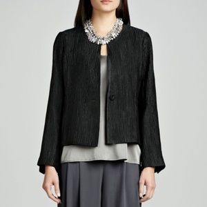 Eileen Fisher Silk Groove Jacket Blazer
